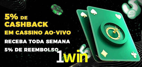 Promoções do cassino ao Vivo 1win